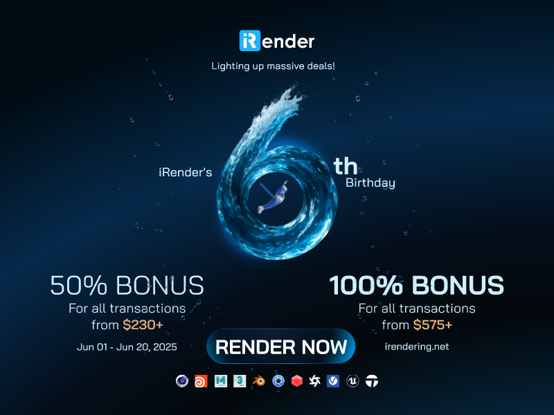 irender promotion